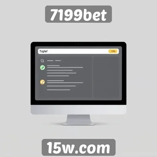 Avaliação da interface do usuário do site 7199bet